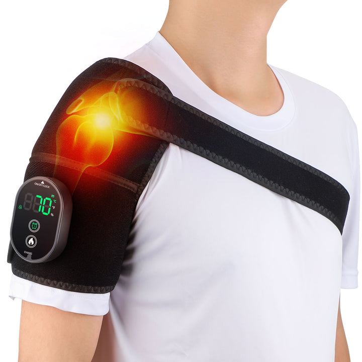 Premium USB Elbow Heating Pad for Arthritis Pain Relief - Thermal Therapy Massager with Adjustable Temperature (40-50°C) for 