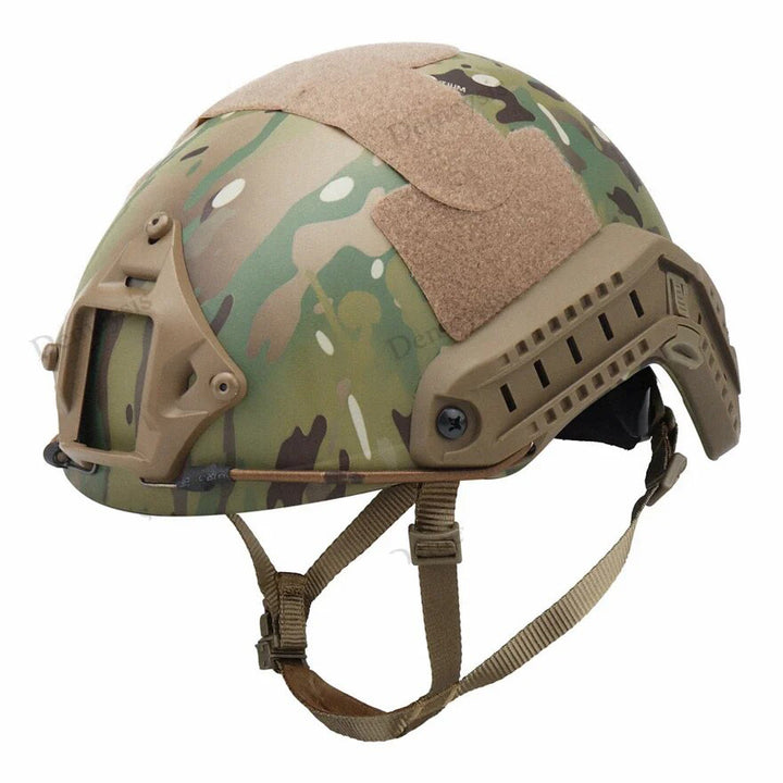 Premium FAST Tactical Helmet – Airsoft MH Camouflage, NVG Mount, Adjustable Outdoor Sport Helmet for Safety & Tactical Use