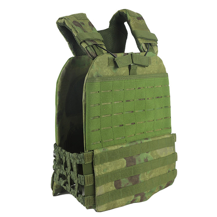 Premium Tactical Hunting Vest for Men – Camouflage Plate Carrier, 900D Outdoor Sports Fitness, Weighted Training Vest,