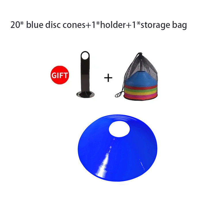 Premium Soccer Training Cones – Set of 10/20/30/50 Agility Discs for Football & Sports Training – Durable PE Material, Bright
