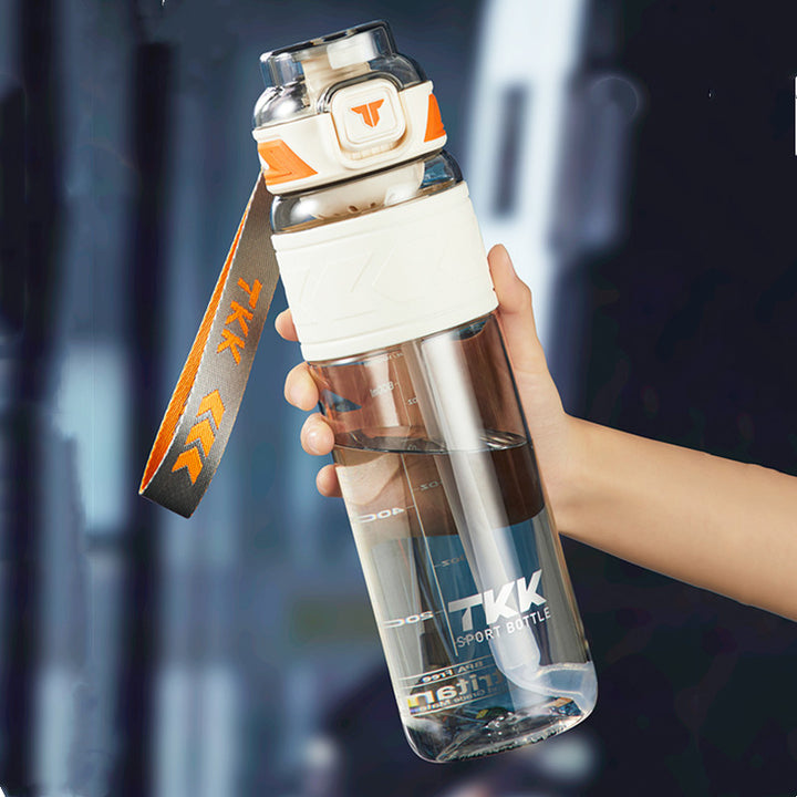 Premium Tritan Water Bottle – 1000ml/1500ml Portable Fitness Kettle with Straw, BPA-Free, Durable, Leak-Proof, Ideal for 