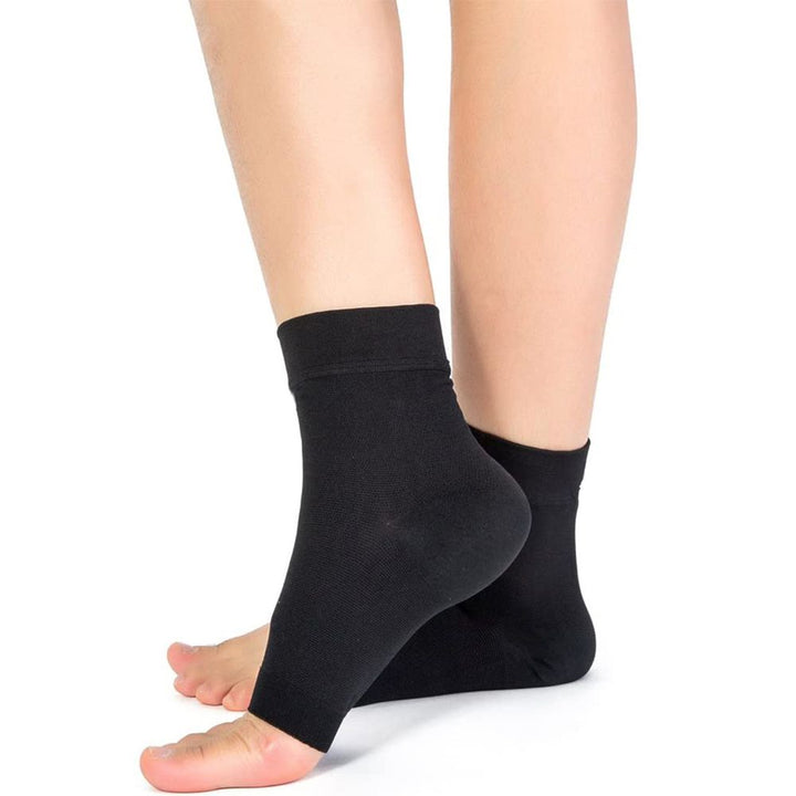 Premium Compression Socks for Neuropathy & Ankle Support – 1 Pair Nano Ankle Brace Sleeve, Pain Relief for Swelling, Plantar 