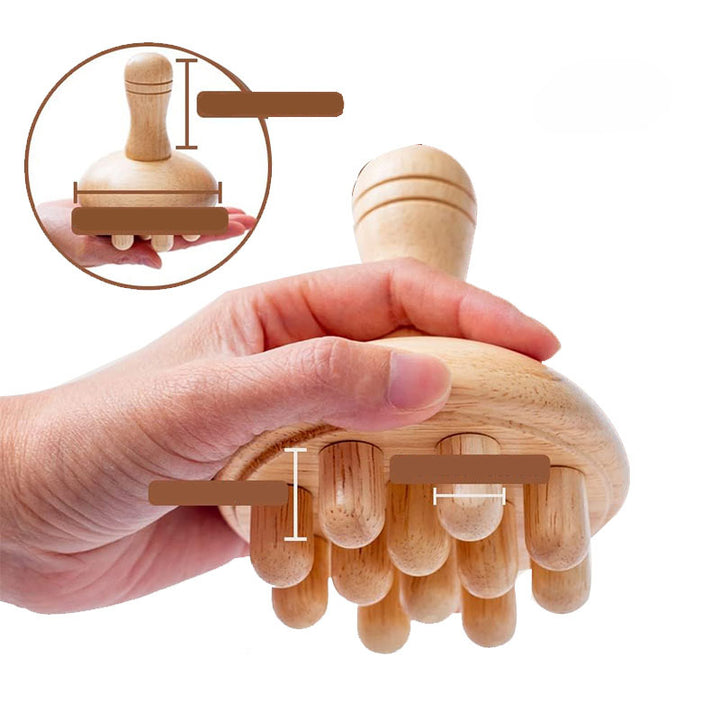 Premium Holztherapie-Massagewerkzeuge – Komplettset zur Körperformung, Anti-Cellulite, Lymphdrainage und Taillensculpting, ergonomisches Design für den professionellen und privaten Gebrauch