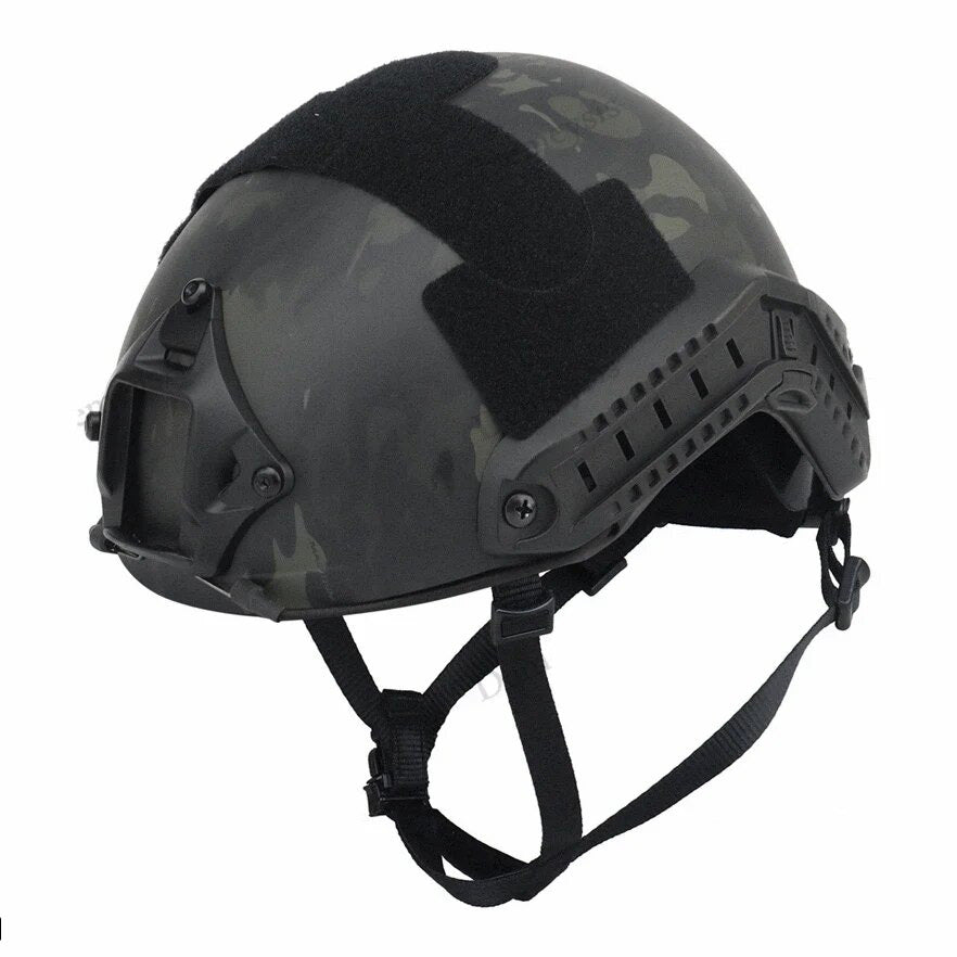 Premium FAST Tactical Helmet – Airsoft MH Camouflage, NVG Mount, Adjustable Outdoor Sport Helmet for Safety & Tactical Use