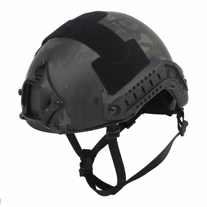 Premium FAST Tactical Helmet – Airsoft MH Camouflage, NVG Mount, Adjustable Outdoor Sport Helmet for Safety & Tactical Use