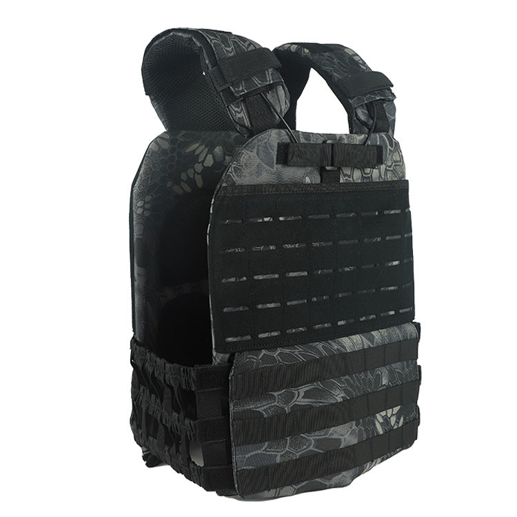 Premium Tactical Hunting Vest for Men – Camouflage Plate Carrier, 900D Outdoor Sports Fitness, Weighted Training Vest,