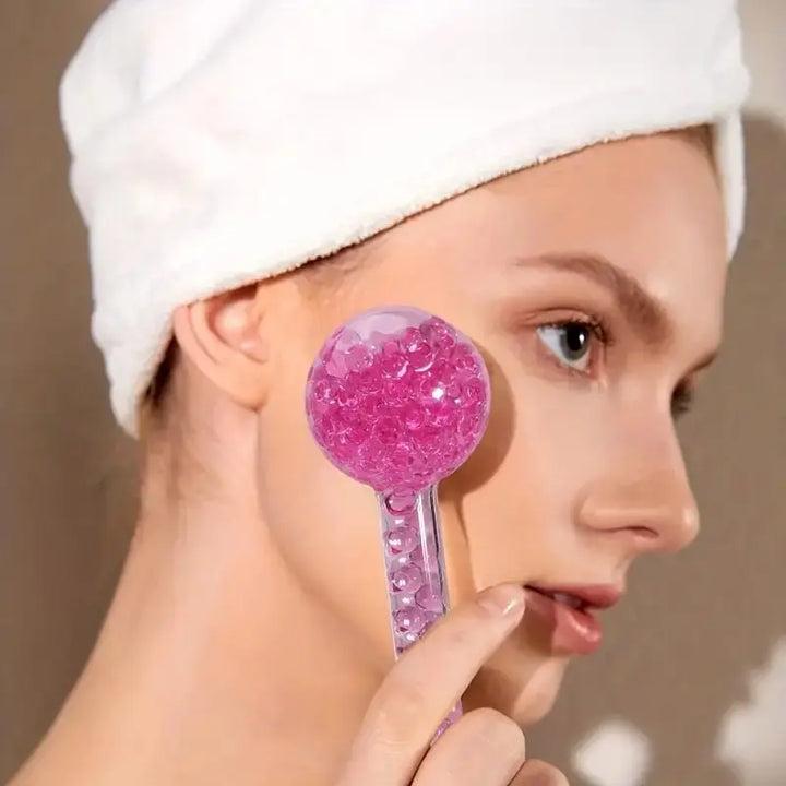 Premium 2Pcs Ice Globes for Facials – Cooling Face and Eye Massager, Facial Roller for Puffiness and Redness Reduction, Non