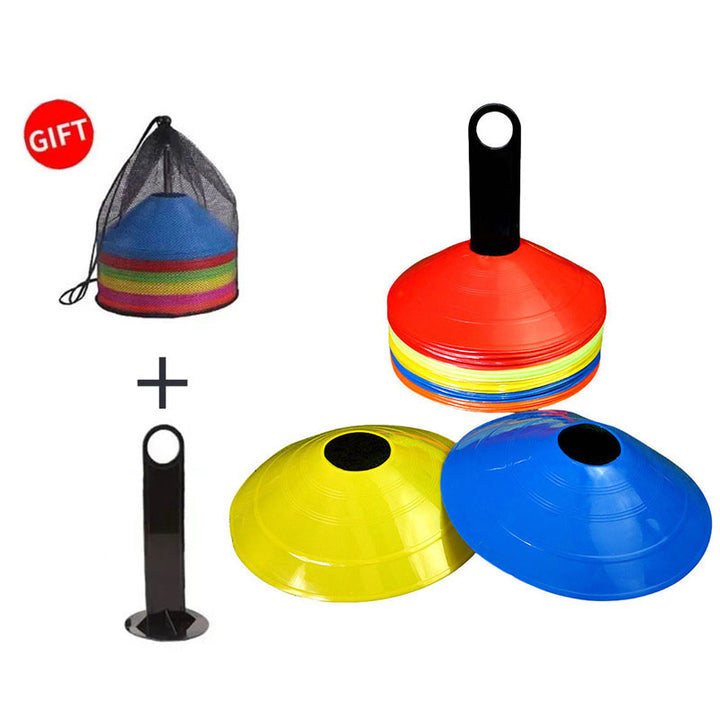 Premium Soccer Training Cones – Set of 10/20/30/50 Agility Discs for Football & Sports Training – Durable PE Material, Bright