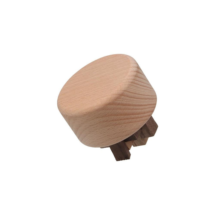 Luxury Essential Oil Wood Diffuser – Unique Wood Art Fireless Aroma Diffuser, Beech/Black Walnut Aromatherapy Ornament for 
