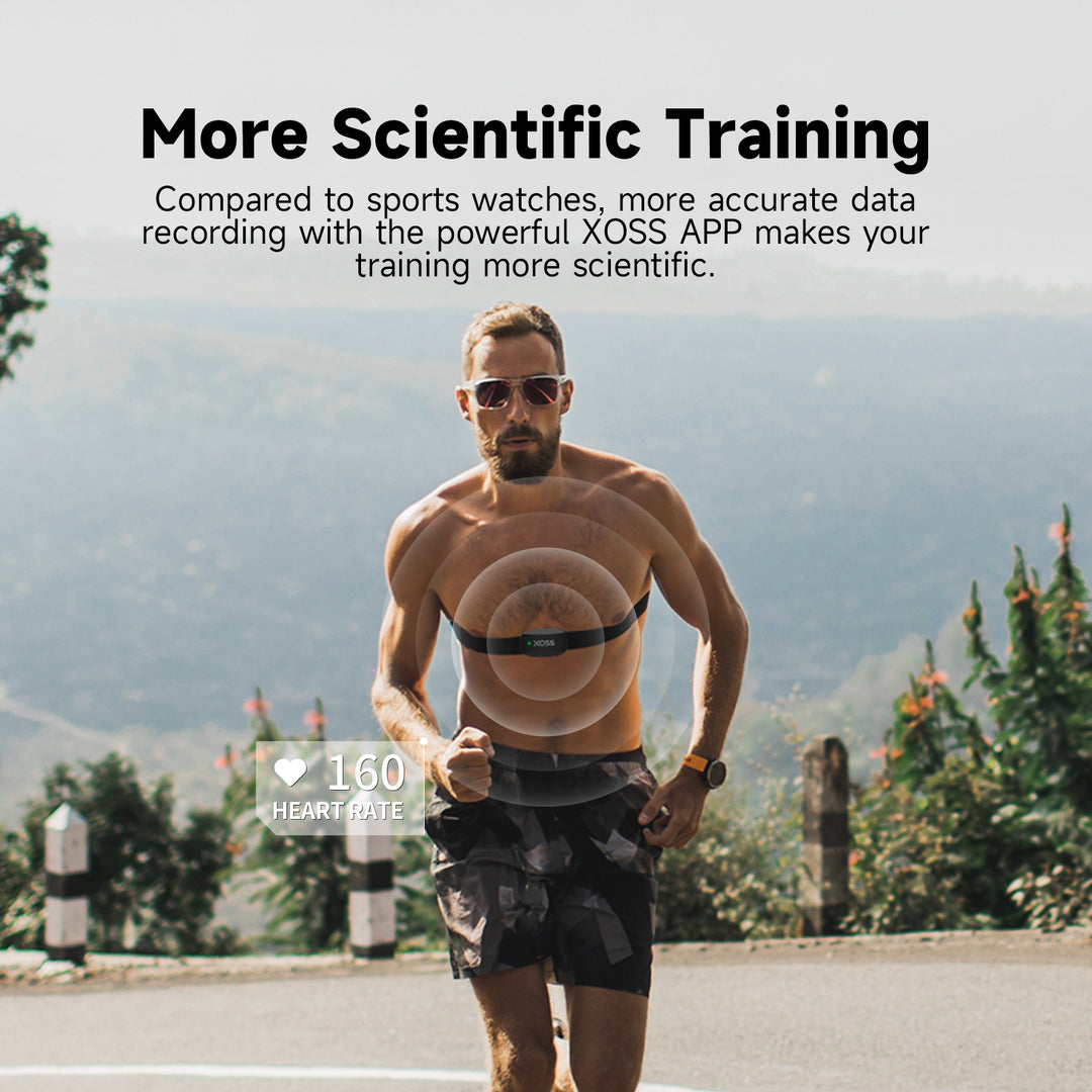 Premium Heart Rate Monitor Sensor – Rechargeable Battery, Data Storage for Swimming, Running, Cycling, Fitness & Sailboat