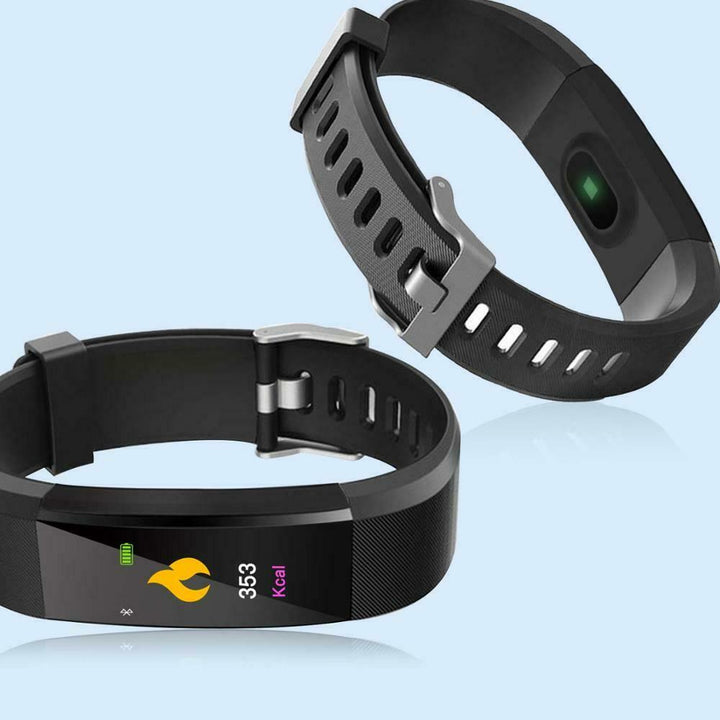 Premium Smart Fitness Tracker – Heart Rate, Blood Pressure Monitor, Activity Tracker, Bluetooth-Compatible, IPX7 