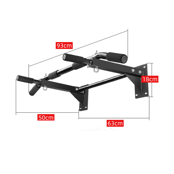 Premium Wall Mounted Pull-Up Bar – Heavy Duty Chin-Up Bar for Home Gym, Horizontal Strength Training, Core & Back Workout 