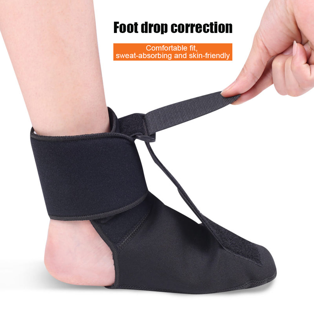 Premium Plantaar Fasciitis Night Splint Sock - Soft Foot Drop Brace for Pain Relief, Adjustable Stretcher for Achilles 