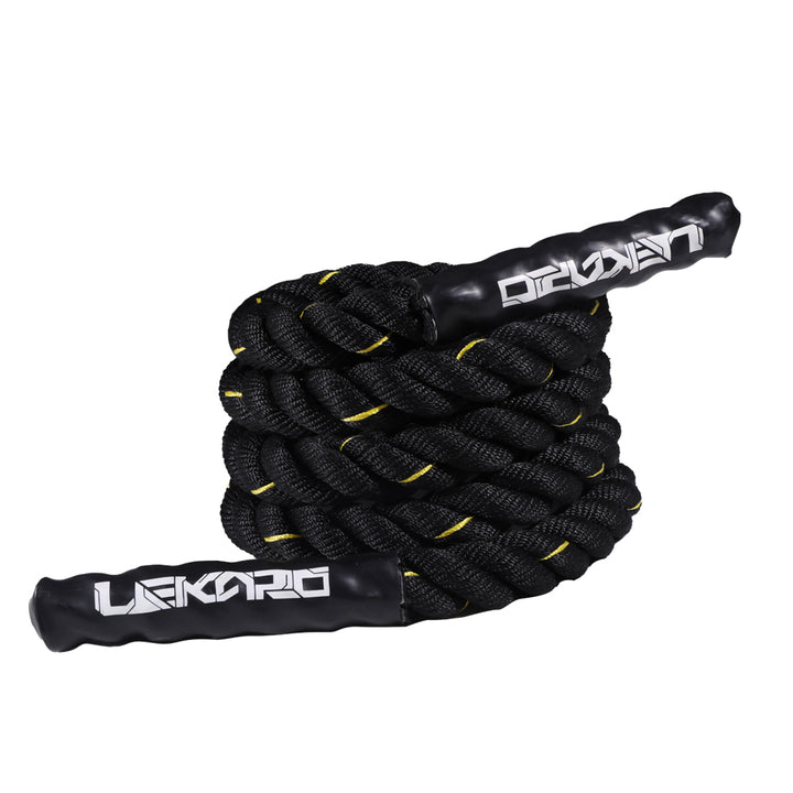 Premium Weighted Jump Rope – 10ft Fitness Skipping Rope for Strength & Cardio Training – Durable Heavy Duty Polyester for Men