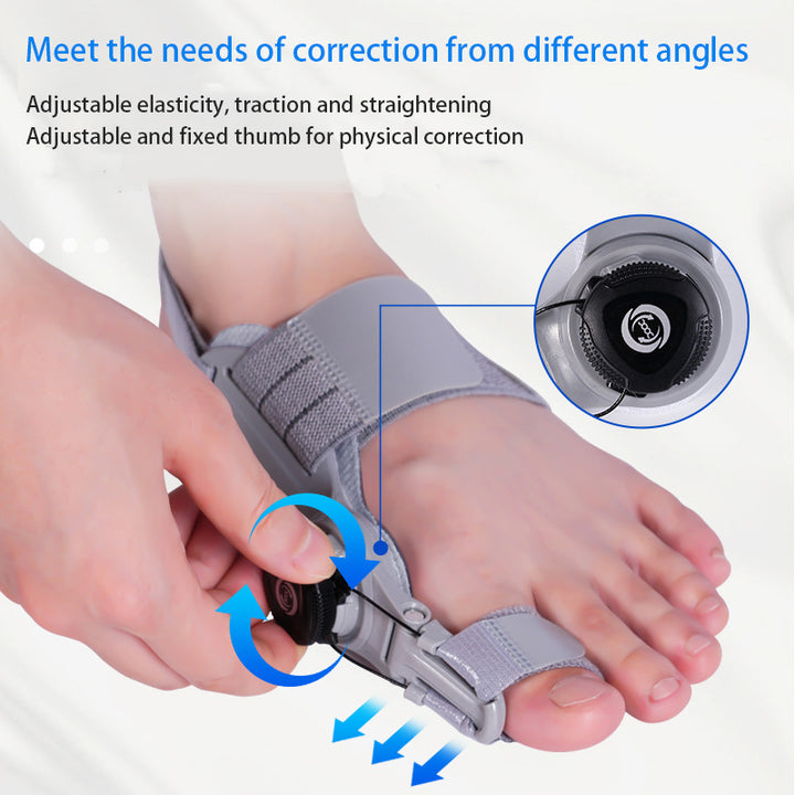 High-Quality Bunion Corrector Unisex Toe Separator for Hallux Valgus – Adjustable, Rotatable Toe Straightener, Foot Care 