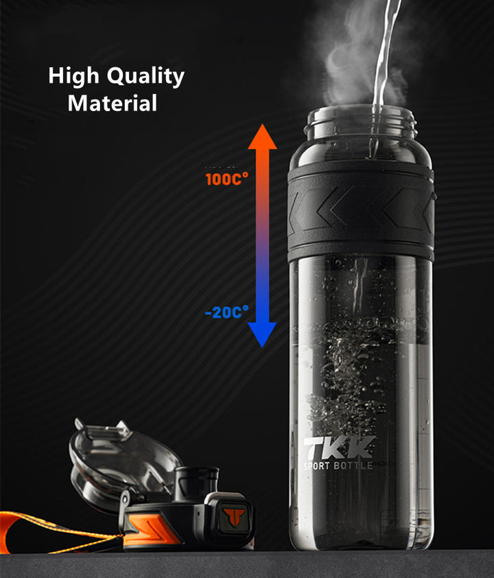 Premium Tritan Water Bottle – 1000ml/1500ml Portable Fitness Kettle with Straw, BPA-Free, Durable, Leak-Proof, Ideal for 