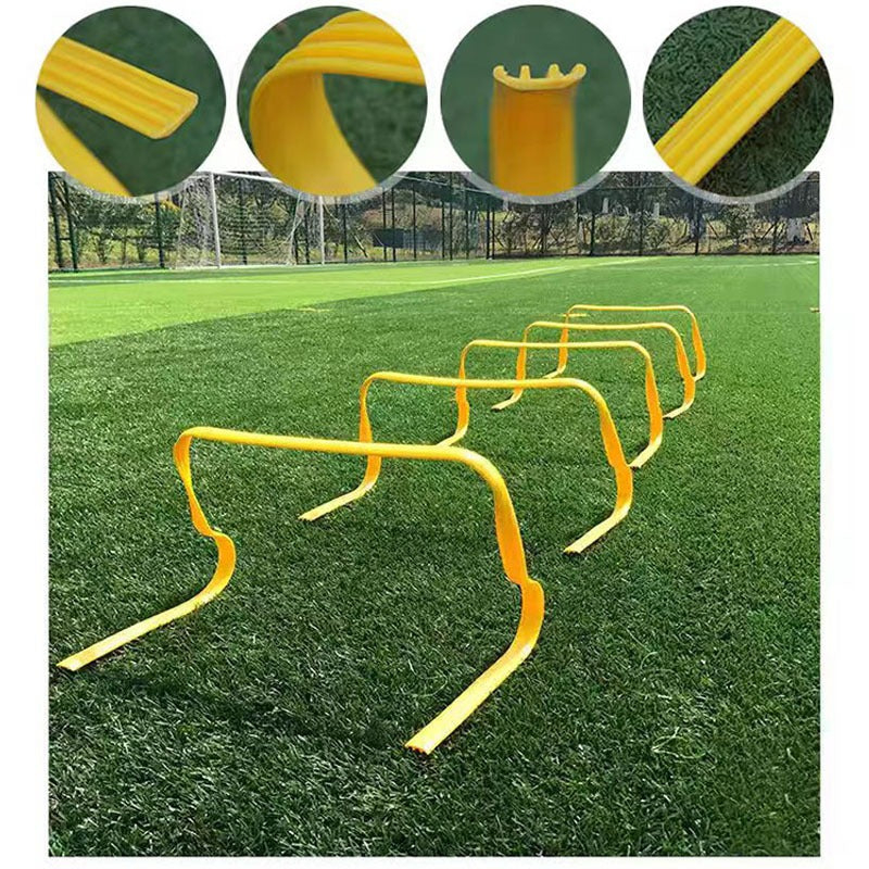 Premium Soccer Training Hurdles for Kids – Portable 15cm Agility Mini Hurdles for Speed & Functional Training – Yellow & 