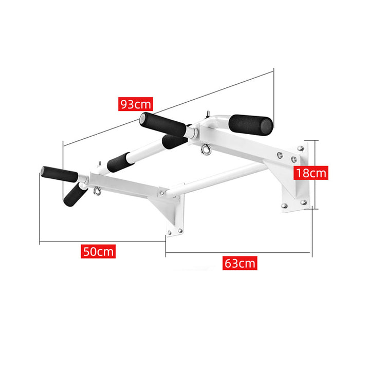 Premium Wall Mounted Pull-Up Bar – Heavy Duty Chin-Up Bar for Home Gym, Horizontal Strength Training, Core & Back Workout 