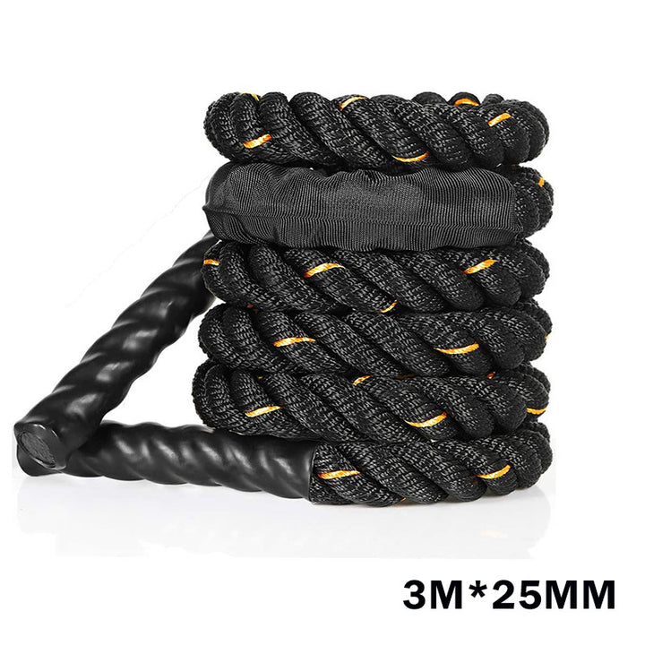 Premium Weighted Jump Rope – 10ft Fitness Skipping Rope for Strength & Cardio Training – Durable Heavy Duty Polyester for Men