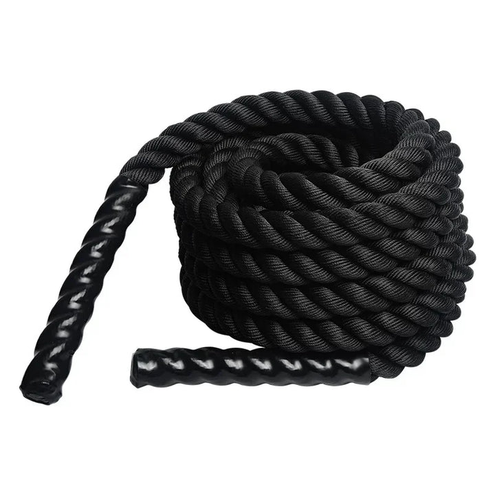 Premium Fitness Battle Rope – 25mm x 9.8ft Heavy Exercise Training Rope for Home Gym & Outdoor Cardio – Durable Nylon & 