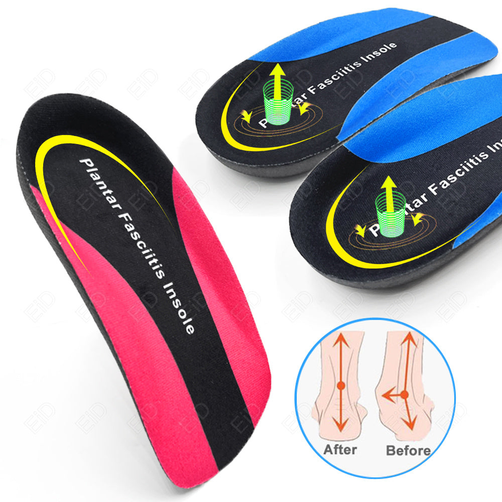 High-Quality Arch Support Insoles for Men & Women - Orthopedic Cushion Pads for Shoes, Shock Absorption & Anti-Slip 
