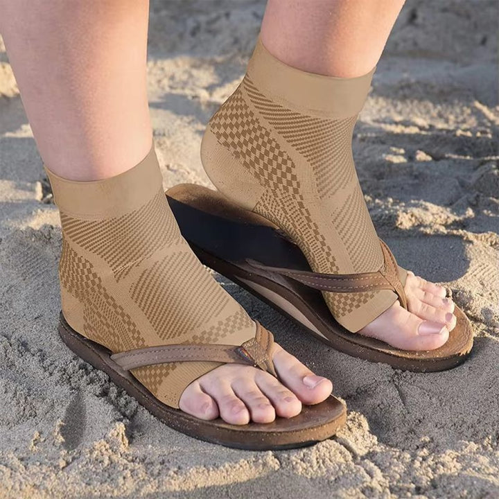 Premium 2Pcs Plantar FAasciitis Compression Socks – Ankle Brace & Arch Support Sleeves for Pain Relief, Achilles Tendonitis, 