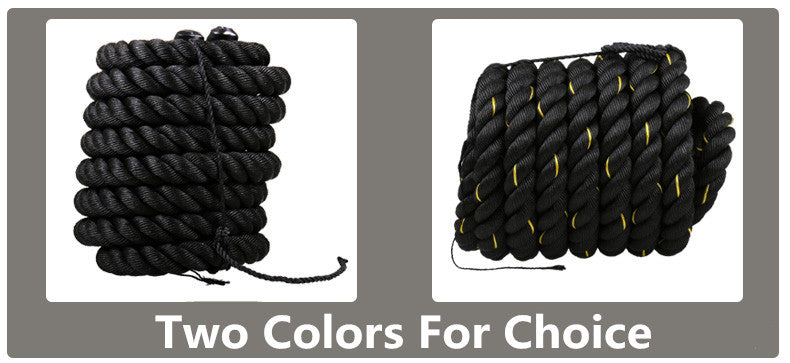 Premium Battle Rope – 9M/12M/15M Fitness Crossfit Ropes for Strength & Power Training – Heavy Duty Workout Ropes for Gym, 