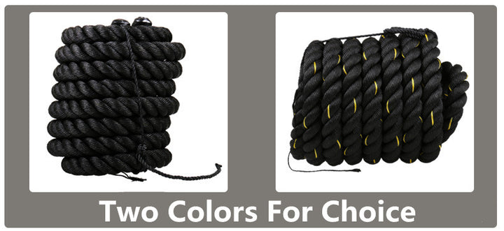 Premium Battle Rope – 9M/12M/15M Fitness Crossfit Ropes for Strength & Power Training – Heavy Duty Workout Ropes for Gym, 