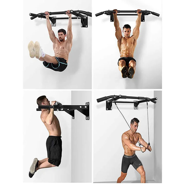 Premium Wall Mounted Pull-Up Bar – Heavy Duty Chin-Up Bar for Home Gym, Horizontal Strength Training, Core & Back Workout 