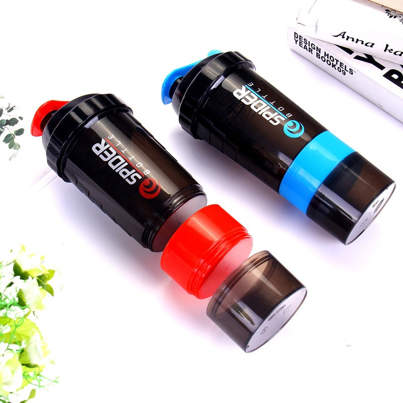 Premium 500ML Portable Protein Powder Shaker Bottle – High Capacity Sports Blender with Powder Case – Plastic Water Cup for Gym & Fitness – Modern, Leak-Proof Design