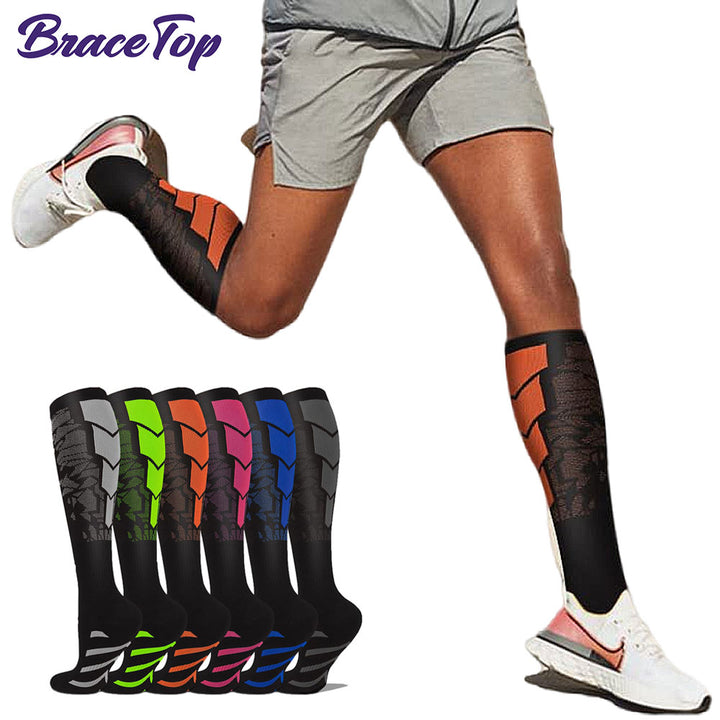Premium Sports Compression Socks for Men & Women – Calf Support for Running, Flight Travel, Pregnancy, Athletic, and 