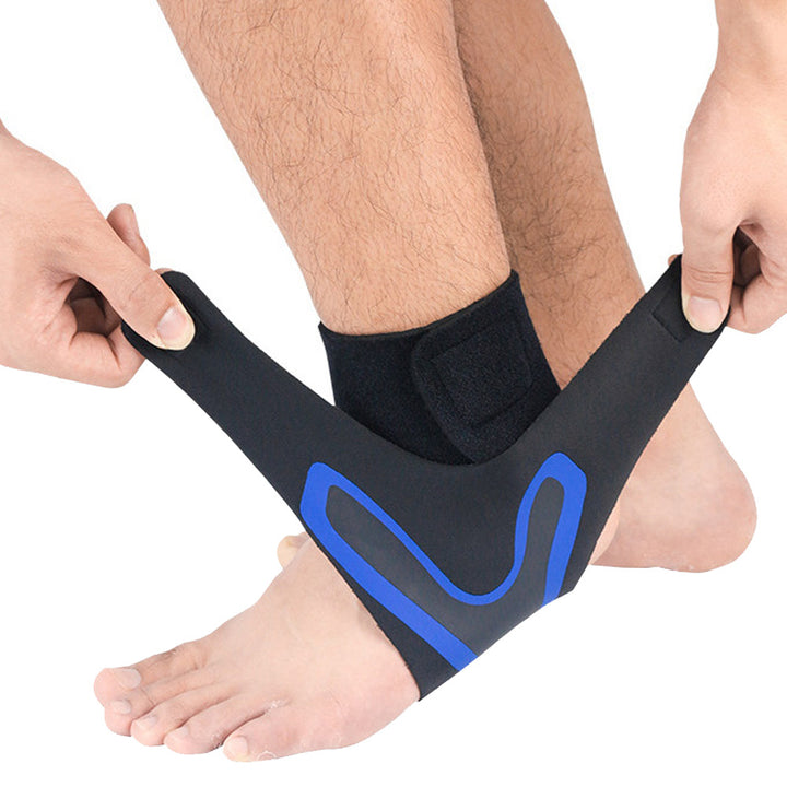 Premium Adjustable Compression Ankle Sleeve – Elastic Support Brace for Foot Protection, Anti-Sprain Guard, Breathable