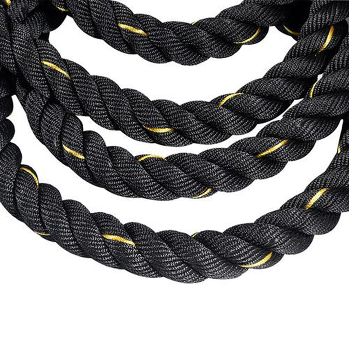 Premium Weighted Jump Rope – 9ft/9.8ft Heavy Skipping Battle Rope for Power & Strength Training – Durable Polyester, Comfort 