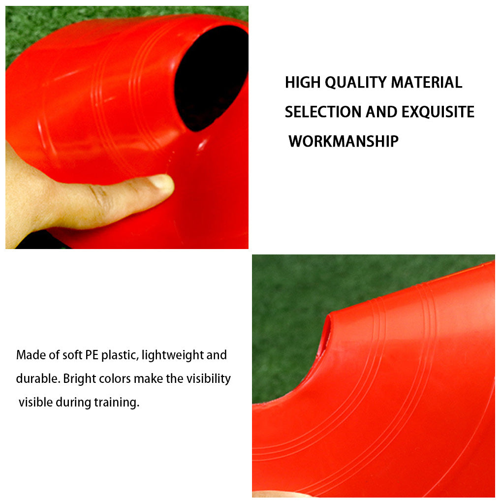 Premium Soccer Training Cones – Set of 10/20/30/50 Agility Discs for Football & Sports Training – Durable PE Material, Bright