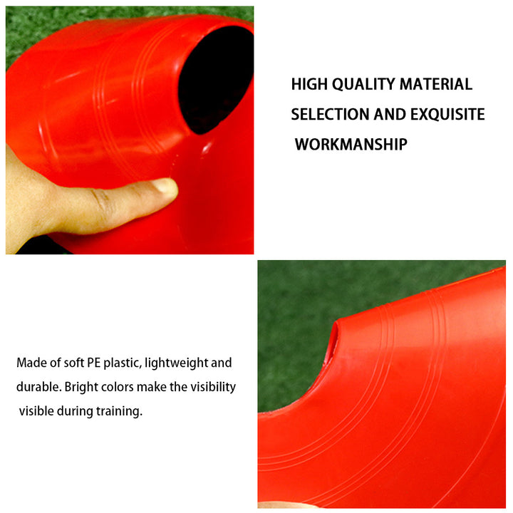 Premium Soccer Training Cones – Set of 10/20/30/50 Agility Discs for Football & Sports Training – Durable PE Material, Bright
