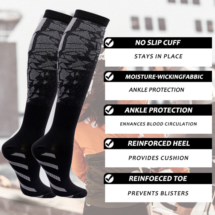 Premium Sports Compression Socks for Men & Women – Calf Support for Running, Flight Travel, Pregnancy, Athletic, and 