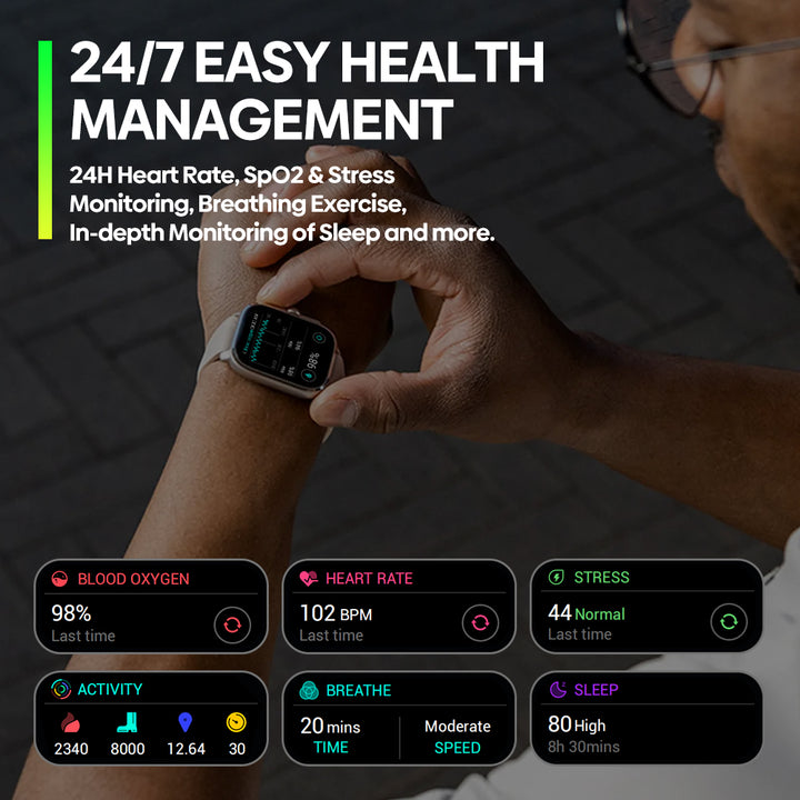 Luxury GPS Smartwatch – 2.15" AMOLED Display with Built-in GPS, Fitness Tracking, Bluetooth Calling, and 100+ Sports Modes