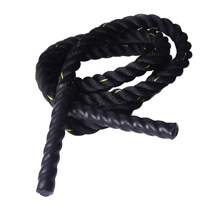 Premium Weighted Jump Rope – 9ft/9.8ft Heavy Skipping Battle Rope for Power & Strength Training – Durable Polyester, Comfort 