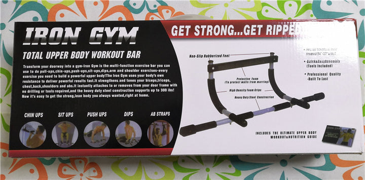 Premium Door Pull-up Bar – No Drilling, Steel Multi-Grip Workout Bar for Home Gym, Chin-up & Strength Training, Padded 
