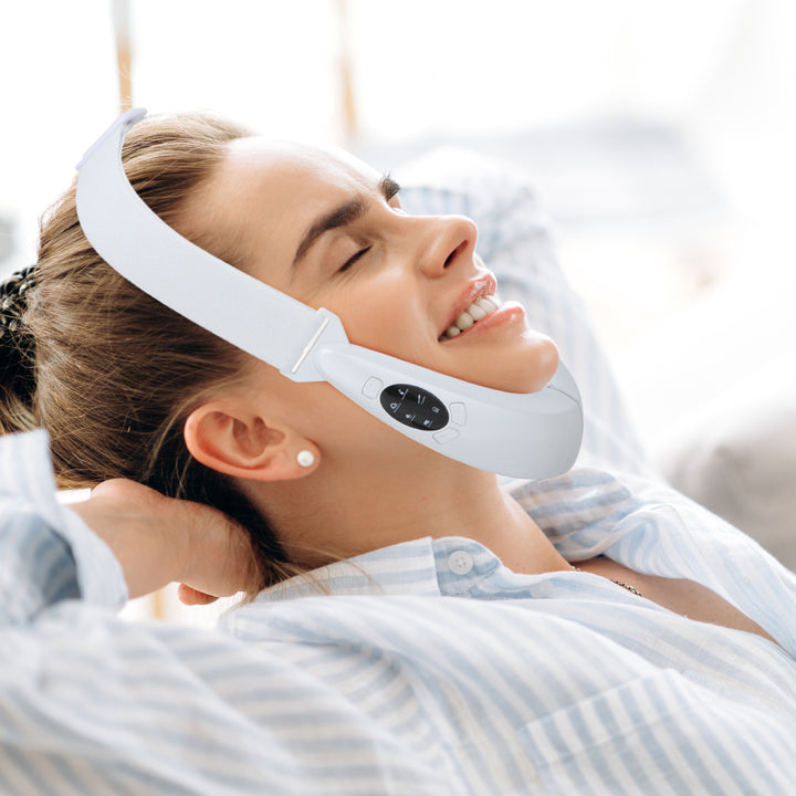 Luxury V Face Massager – 5 Modes Red & Blue Light Facial Beauty Device, Anti-Aging, Skin Tightening, Lifting V-Line Instrument, Rechargeable, Lightweight Design for Home Spa Treatments