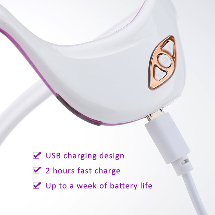 Premium Electric Eye Massager - Anti-Aging Eye Care Tool, Rechargeable Device with Vibration, Heat Compress, and Pulse