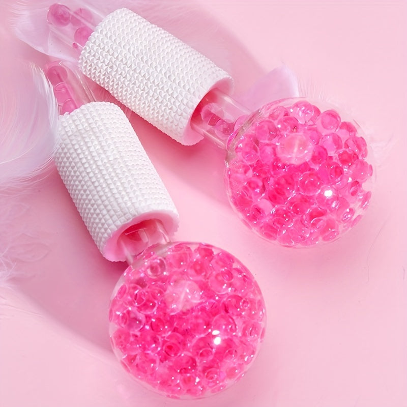 Premium 2Pcs Ice Globes for Facials – Cooling Face and Eye Massager, Facial Roller for Puffiness and Redness Reduction, Non