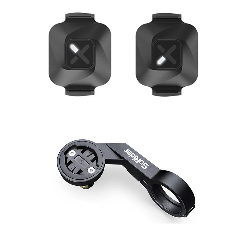 Premium Speed & Cadence Sensor for Cycling – X2 Heart Rate Monitor, S1 Bike Computer Mount, GPS Compatibility for GARMIN, iGPSPORT, Bryton, and More