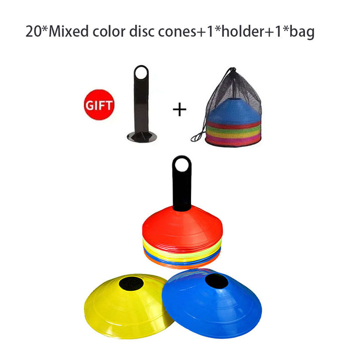 Premium Soccer Training Cones – Set of 10/20/30/50 Agility Discs for Football & Sports Training – Durable PE Material, Bright