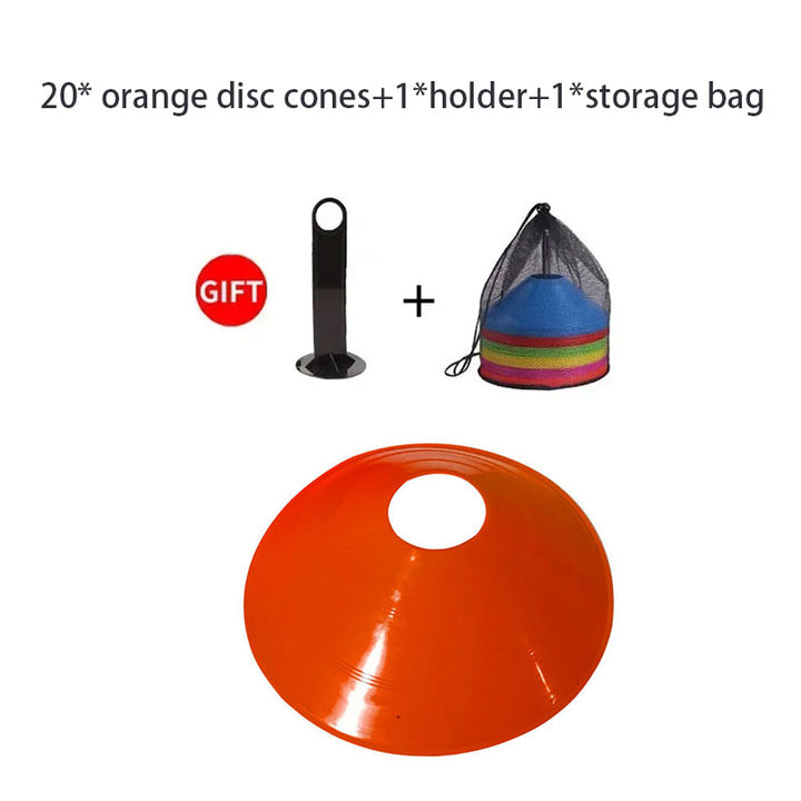 Premium Soccer Training Cones – Set of 10/20/30/50 Agility Discs for Football & Sports Training – Durable PE Material, Bright