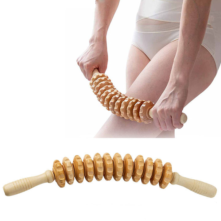 Premium Holztherapie-Massagewerkzeuge – Komplettset zur Körperformung, Anti-Cellulite, Lymphdrainage und Taillensculpting, ergonomisches Design für den professionellen und privaten Gebrauch
