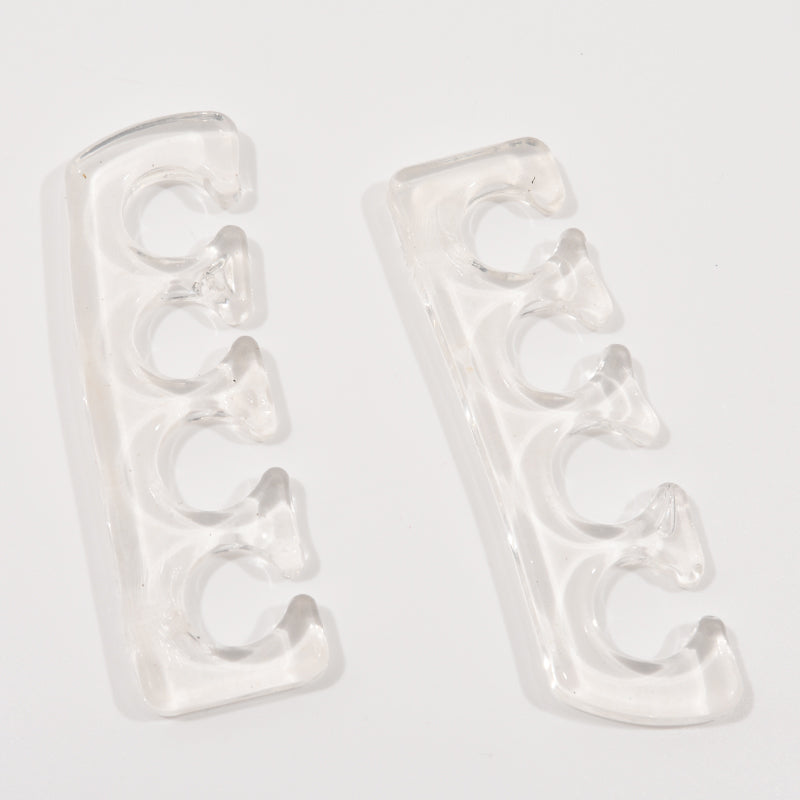 Premium Soft Silicone Toe and Finger Separators – Flexible Nail Polish Pedicure Tools for Spa and Home Use, Comfortable