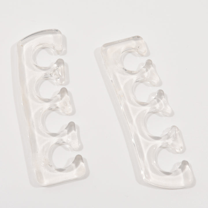 Premium Soft Silicone Toe and Finger Separators – Flexible Nail Polish Pedicure Tools for Spa and Home Use, Comfortable