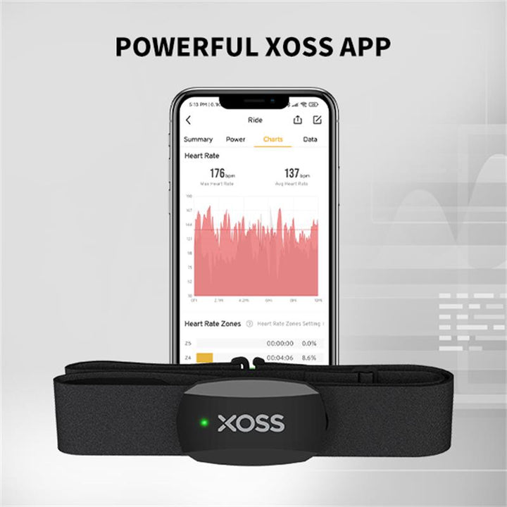 Premium Chest Strap Heart Rate Monitor – Bluetooth & ANT+ for Cycling, Running, Hiking, Fitness, Smart Bicycle Sensor