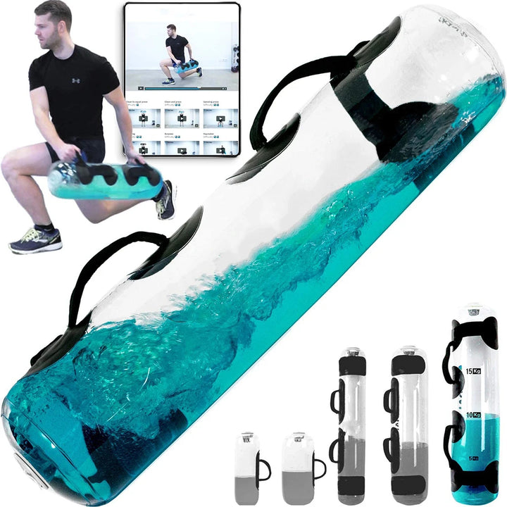 Premium Aqua Bag – Portable Inflatable Water Weightlifting Bag for Home Gym, Fitness, & Bodybuilding – Adjustable Resistance 